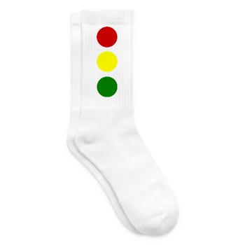 Ampel - Tennissocken - Weiß - Rechts