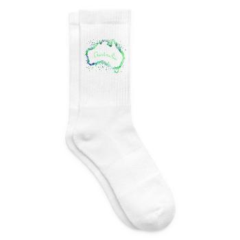 Australien - Tennissocken - Weiß - Rechts