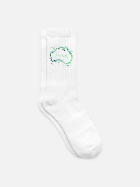 Australien - Tennissocken - Weiß