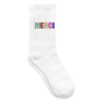 Vielen Dank - Tennissocken - Weiß - Rechts