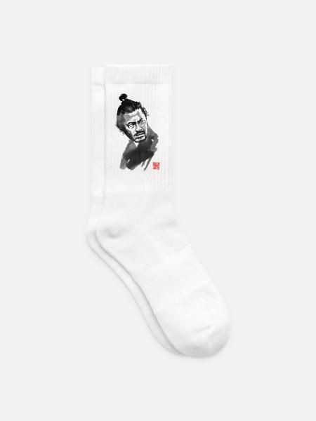 Toshiro Mifune: ein großer japanischer Schauspieler - Tennissocken - Weiß