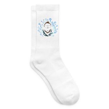 Tüftelnder Programmierer Quellcode - Tennissocken - Weiß - Rechts