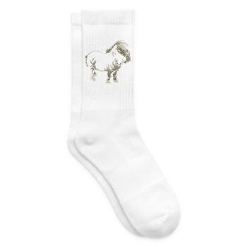 Knuddeliges Shetlandpony Ponyhof - Tennissocken - Weiß - Rechts