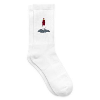 Leuchtturm - Tennissocken - Weiß - Rechts