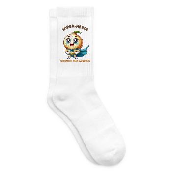 Superheld - Retter der Tränen - Tennissocken - Weiß - Rechts