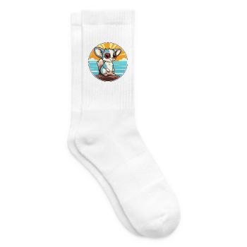Zucker Gleiter Aquarell Karikatur Kawaii Clipart Haustier - Tennissocken - Weiß - Rechts