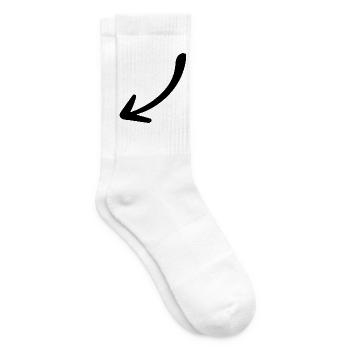 Pfeil - Pfeil - Tennissocken - Weiß - Rechts