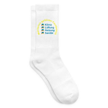 Klima Lüftung Heizung Sanitär - Meisterlich - Tennissocken - Weiß - Rechts