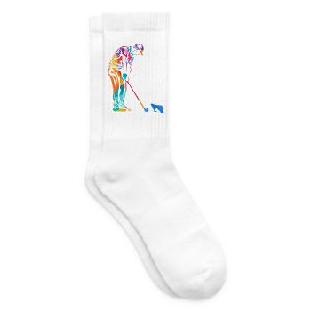 Flinker Minigolfspieler Turnierass - Tennissocken - Weiß - Rechts