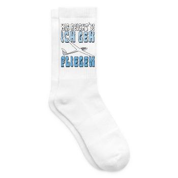 mir reichts ich geh fliegen - Tennissocken - Weiß - Rechts