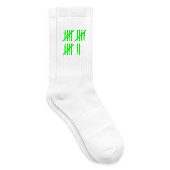 Strichliste 17 Jahre 17 Monate 17 Wochen - Tennissocken - Weiß - Rechts
