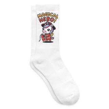 Magical Hero! - Tennis socks - white - Right