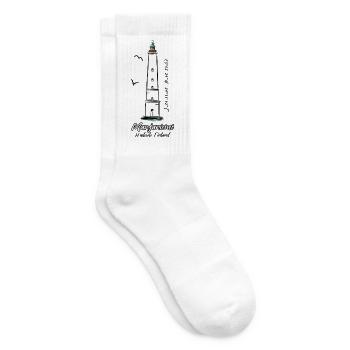 MARJANIEMI HAILUOTO T-SHIRTS UND LIGHTHOUSE PRODUKTE - Tennissocken - Weiß - Rechts