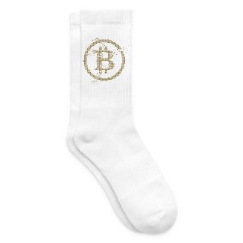Bitcoin - Tennis socks - white - Right