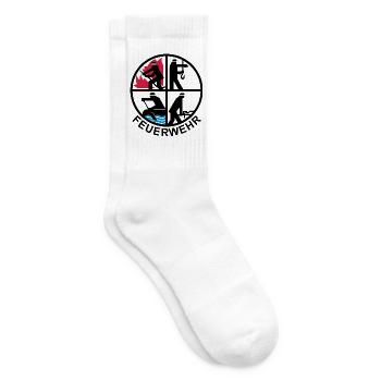 Feuerwehr 4 Logo 1 - Tennissocken - Weiß - Rechts