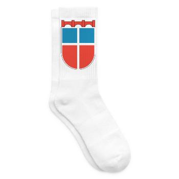 Wappen Saarland 1948 - Tennissocken - Weiß - Rechts