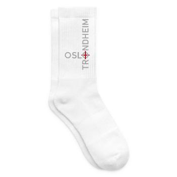 OSLO nach TRONDHEIM - Tennissocken - Weiß - Rechts