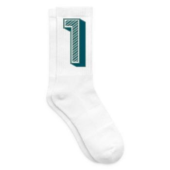 1. 1 JAHR. 1. JAHRESTAG - Tennissocken - Weiß - Rechts
