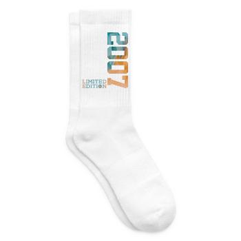 19TH BIRTHDAY LIMITED EDITION 2007 - Tennis socks - white - Right