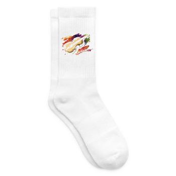 Virtuoser Klassik Konzertpianist - Tennissocken - Weiß - Rechts