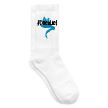 Respektiert Relief – drückt dein Herz aus – respektiert - Tennissocken - Weiß - Rechts