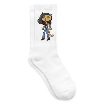Cool Cat - Tennissocken - Weiß - Rechts