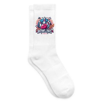 Bowling Logo - Chaussettes de tennis - blanc - Droite