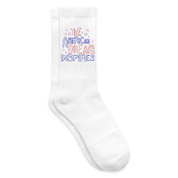 DER AMERIKANISCHE TRAUM INSPIRIERT - Tennissocken - Weiß - Rechts