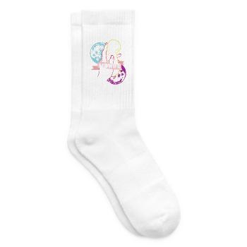 Einfühlsame Hebamme Geburtsbegleitung - Tennissocken - Weiß - Rechts