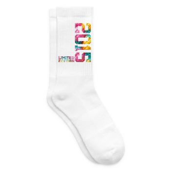 11TH BIRTHDAY LIMITED EDITION 2015 - Tennis socks - white - Right