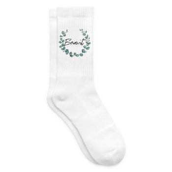 Braut - Junggesellinnenabschied - Tennissocken - Weiß - Rechts