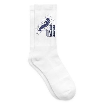 Tour du Mont Blanc GR TMB Trek Randonnée Alpes - Chaussettes de tennis - blanc - Droite