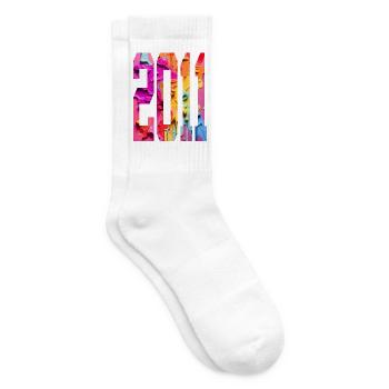 BUNT 15TH BIRTHDAY 2011 - Tennis socks - white - Right