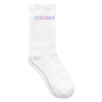 Ballern Techno Rave Raver - Tennissocken - Weiß - Rechts