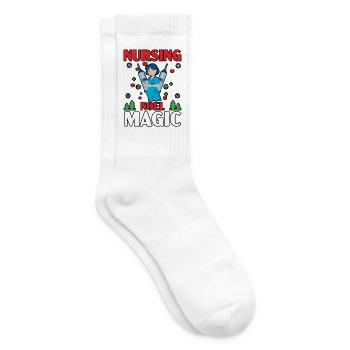 Krankenpflege Noel Magic Medizinische Krankenschwe - Tennissocken - Weiß - Rechts