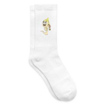 Sieger Sperma Weiblich lustig Nummer 1 - Tennissocken - Weiß - Rechts