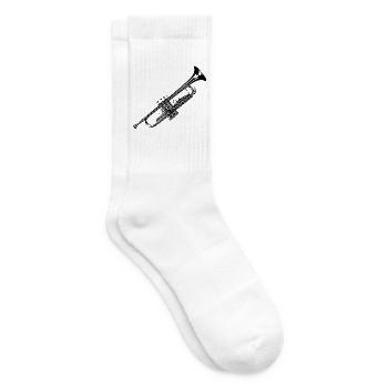 Trompete - Tennissocken - Weiß - Rechts