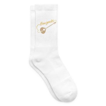 Feuriger Bouzouki Saitenklang - Tennissocken - Weiß - Rechts