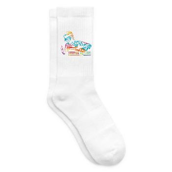 Flinker Industriemechaniker Wartungsteam - Tennissocken - Weiß - Rechts