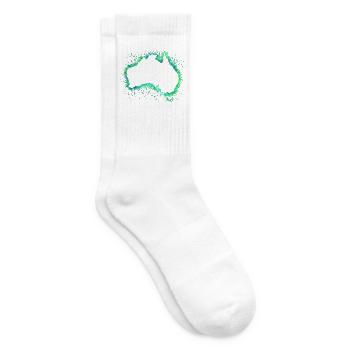 Australien - Tennissocken - Weiß - Rechts