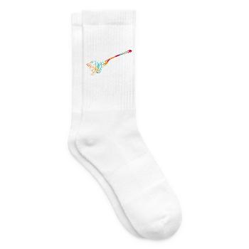 Herzhafter Spaghetti Kochabend - Tennissocken - Weiß - Rechts