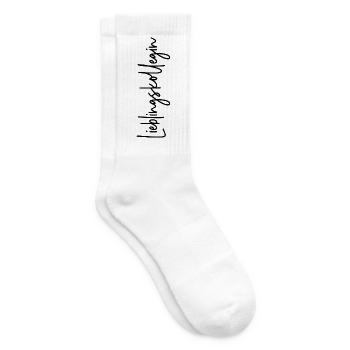 Lieblingskollegin - Tennissocken - Weiß - Rechts