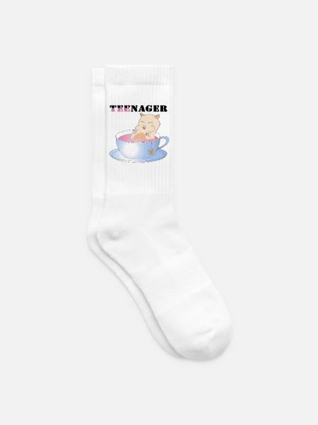Teenager, Tee-Nager - Tennissocken - Weiß