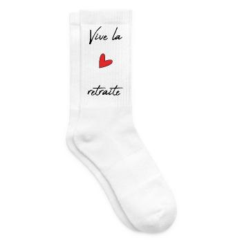 RETIREMENT. RETIREMENT. RETIRED. RETIREMENT - Tennis socks - white - Right