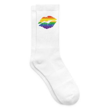 LGBT - Tennissocken - Weiß - Rechts