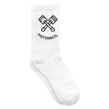 PISTON - CO - Tennis socks - white - Right