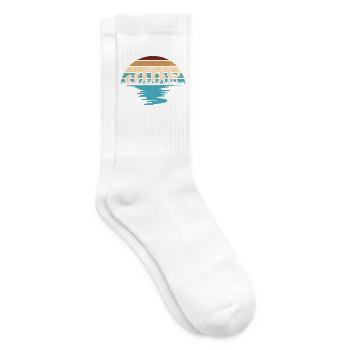 Grill Evolutions Shirt - Neandertaler bis Grillmei - Tennissocken - Weiß - Rechts