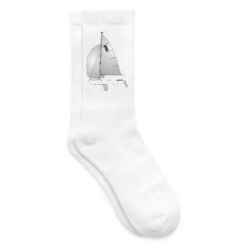 420er Riss - Tennissocken - Weiß - Rechts