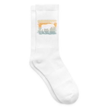 Elch - Tennissocken - Weiß - Rechts