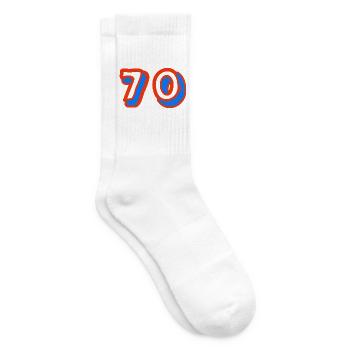 70. 70 JAHRE. 70-JÄHRIGES JUBILÄUM. 70-JÄHRIGES JUBILÄUM. - Tennissocken - Weiß - Rechts
